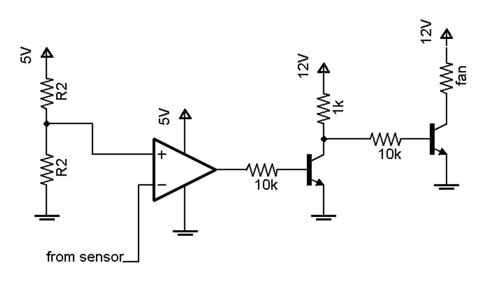 Hysteresis example circuit
